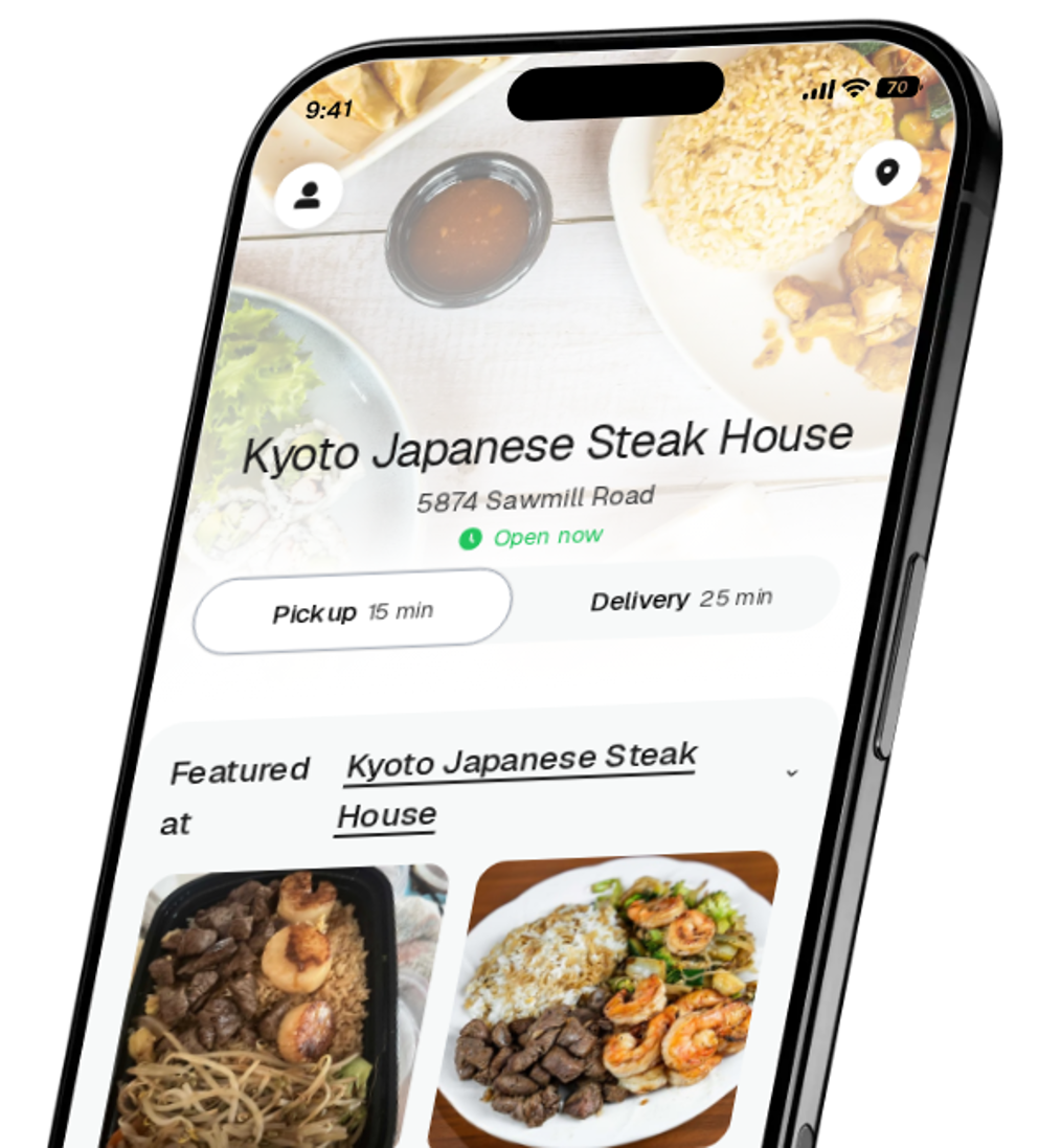 Kyoto Japanese Steak House app preview