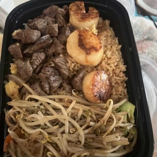 (L)Scallop & Filet Mignon Hibachi